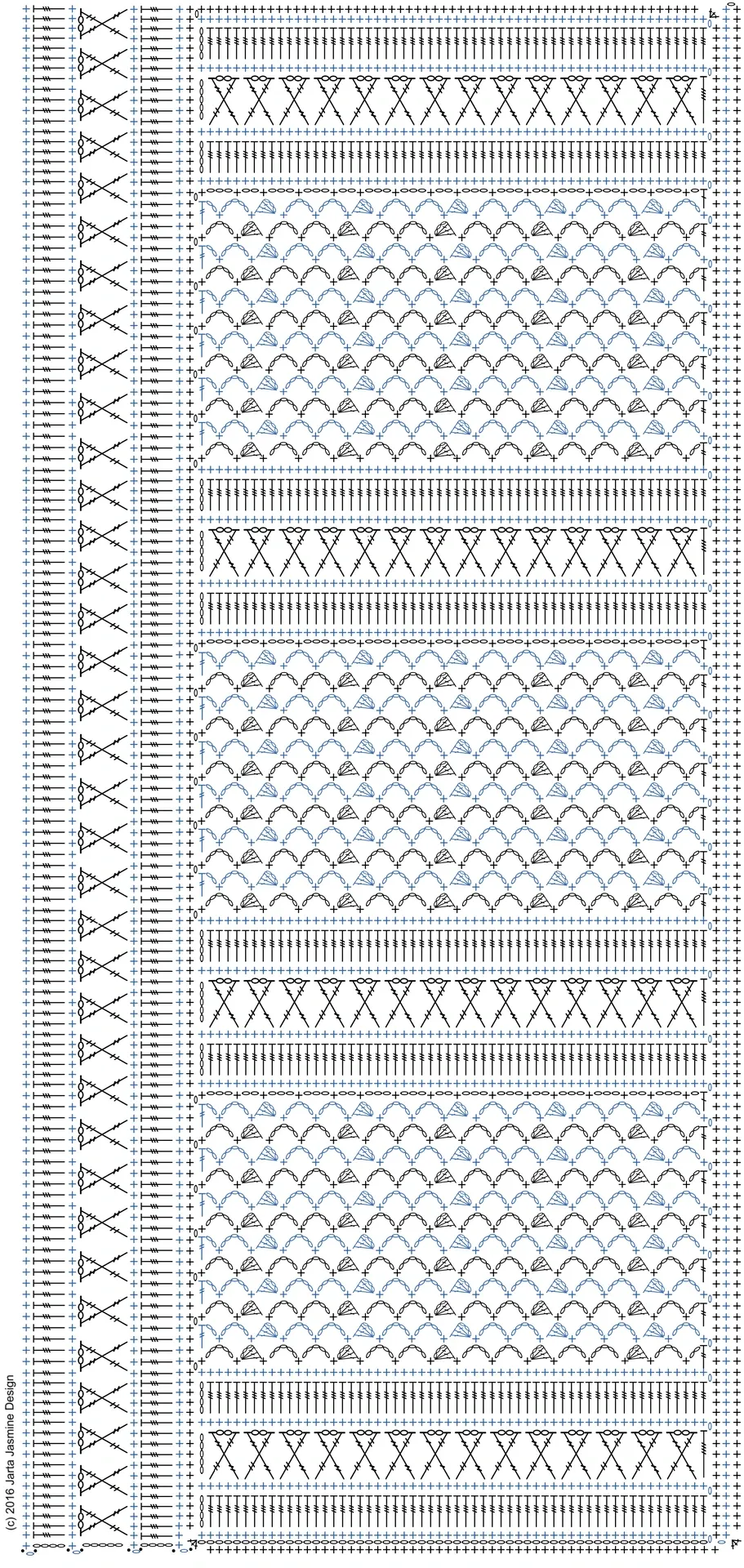 LATTICES & LADDERS SHAWL (PRINT)