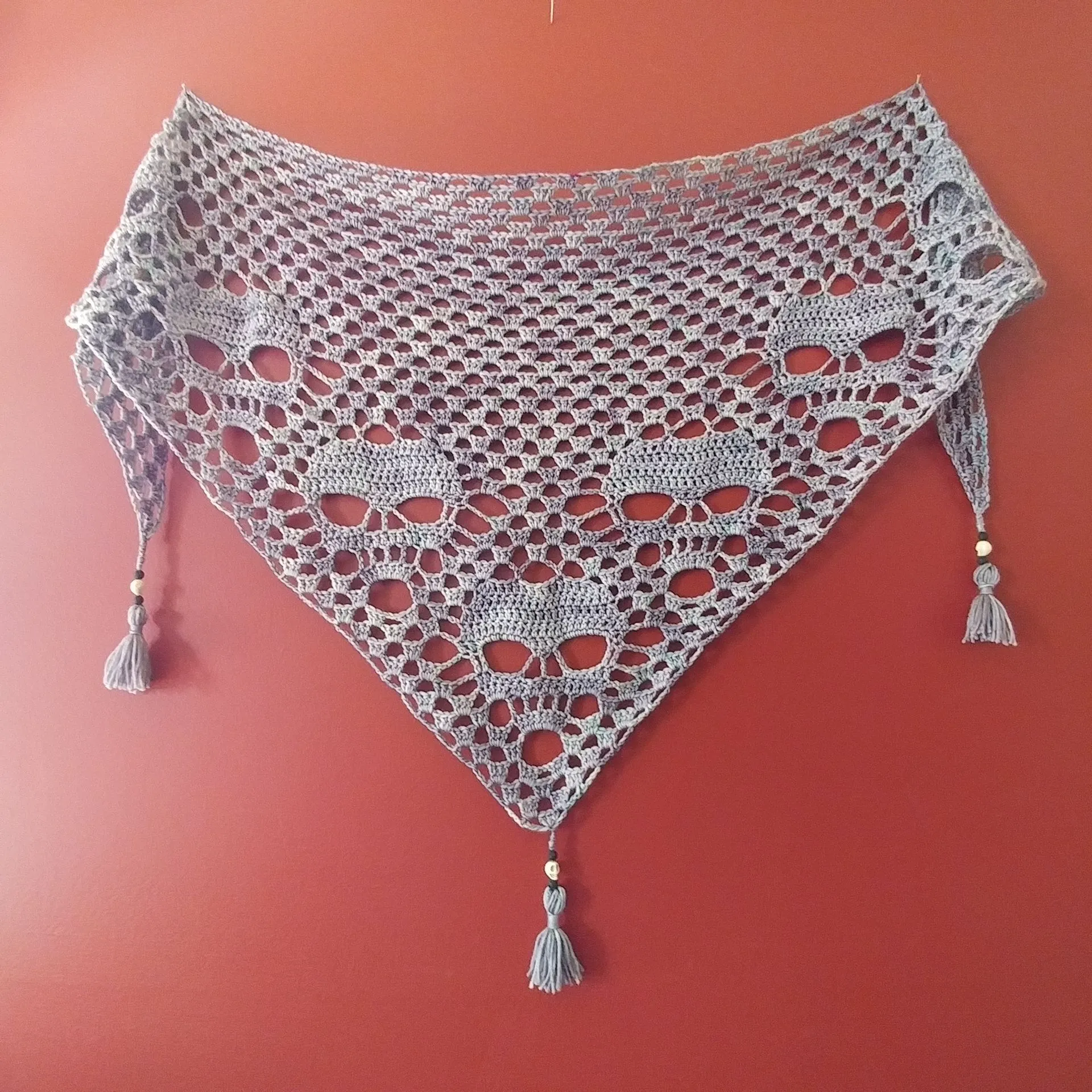 MEMENTO MORI SHAWL (PRINT)